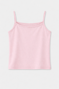 Girls Multi-Coloured Sleeveless Bamboo Vest (Pack of 5)