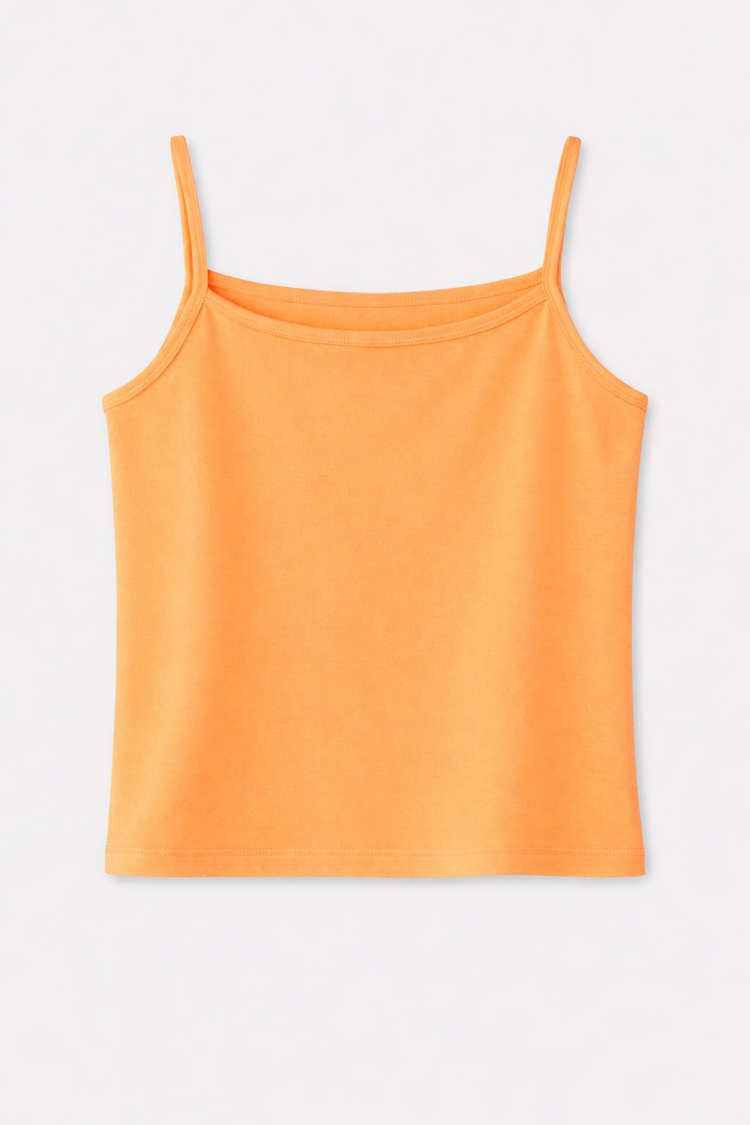 Girls Multi-Coloured Sleeveless Bamboo Vest (Pack of 5)