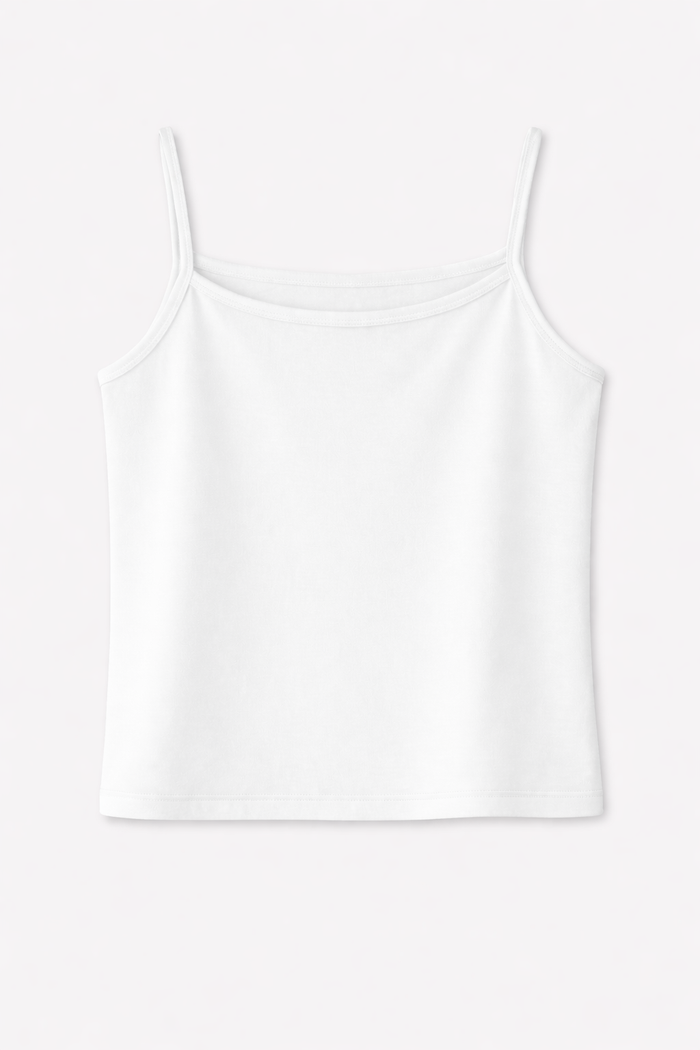 Girls Multi-Coloured Sleeveless Bamboo Vest (Pack of 5)