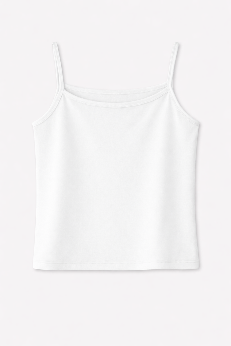 Girls Multi-Coloured Sleeveless Bamboo Vest (Pack of 5)