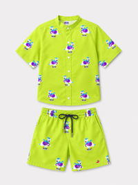 Skating Bear Shirt Set