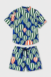 Hot Air Balloon Shirt Set