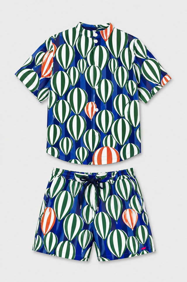Hot Air Balloon Shirt Set