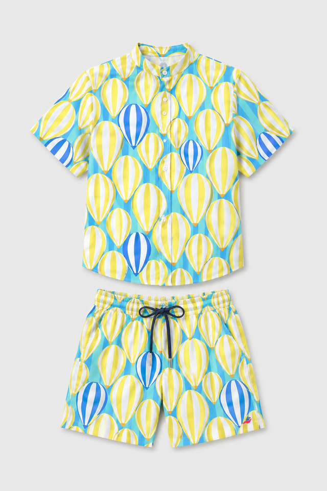 Balloon Sky Shirt Set
