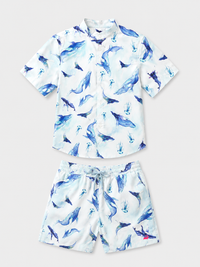 Whale Ocean Shirt Set