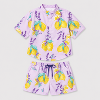 Lemon Lavender Shirt Set