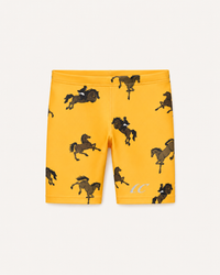 Black and Mustard Horse Swim Set