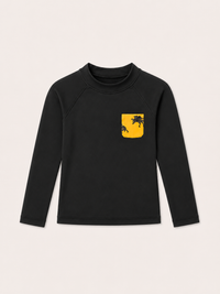 Black and Mustard Horse Swim Set