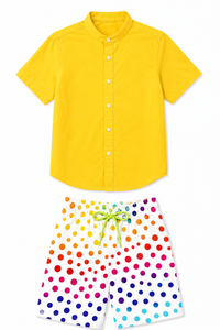 Rainbow Dot Magic Print Co-ord Set