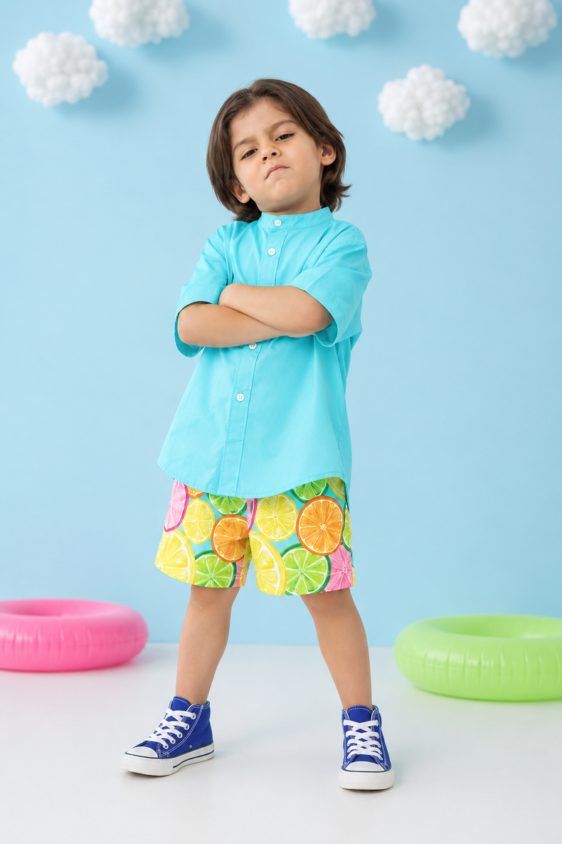 Citrus Pop Magic Print Co-ord Set