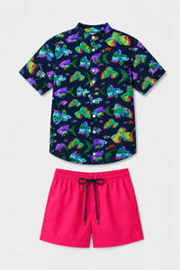 Ocean Splash Magic Shorts Co-ord Set