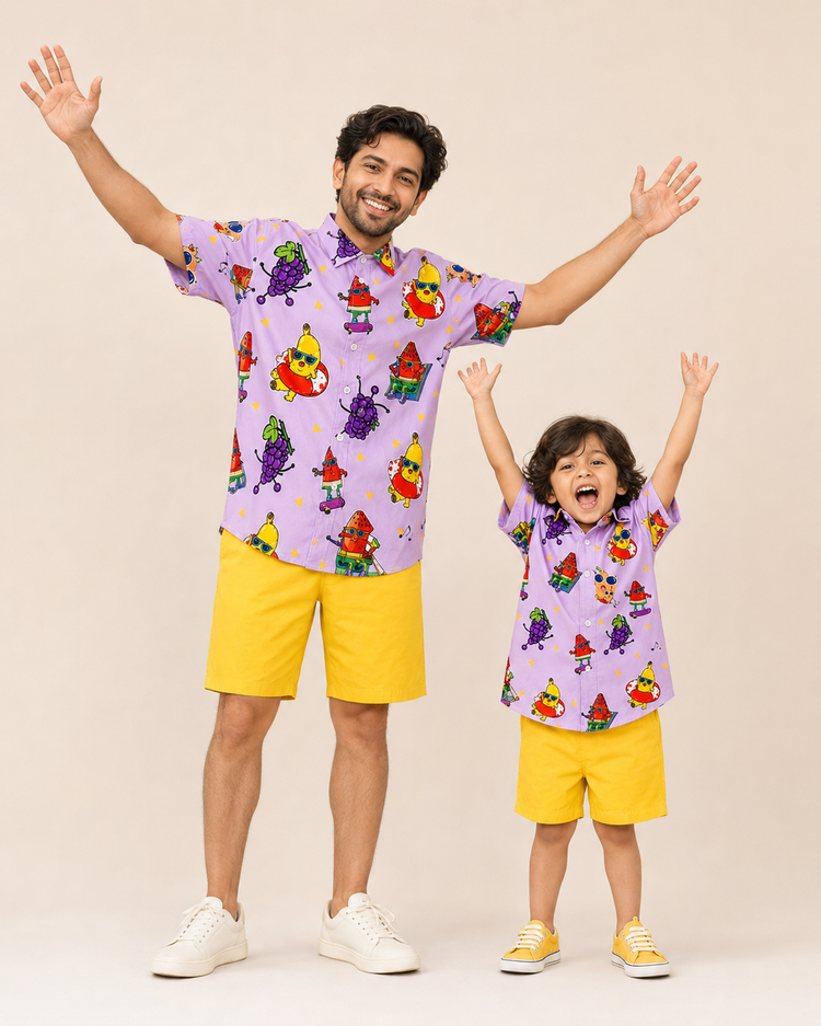 Fruity Street Magic Shorts Co-ord Set