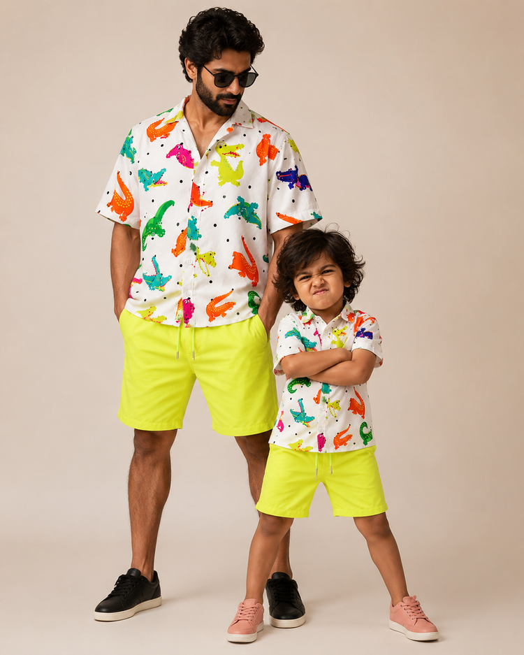 Croc Fun Magic Shorts Co-ord Set