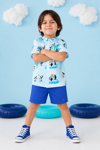 Penguin Chill Magic Shorts Co-ord Set