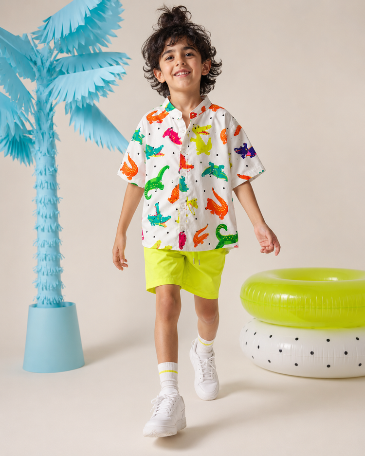 Croc Fun Magic Shorts Co-ord Set
