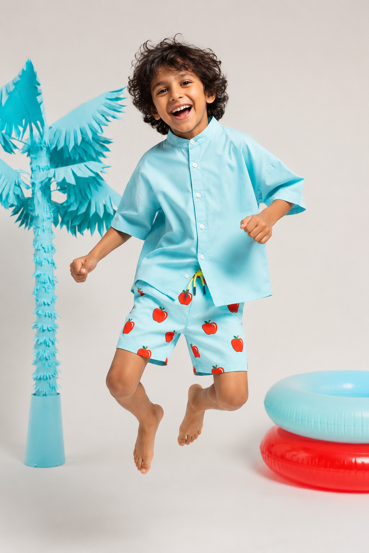 Apple Splash Magic Print Co-ord Set