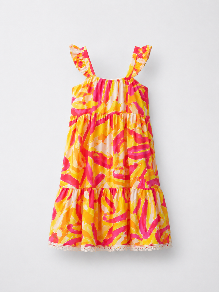Sunshine Bloom Strappy Dress