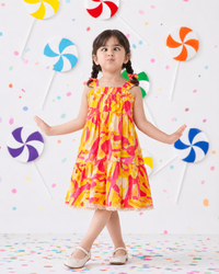 Sunshine Bloom Strappy Dress