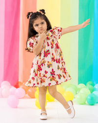 Paint Splash Strappy Dress