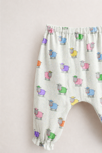 Colourful Sheep Wrap Baby Co-ord Set