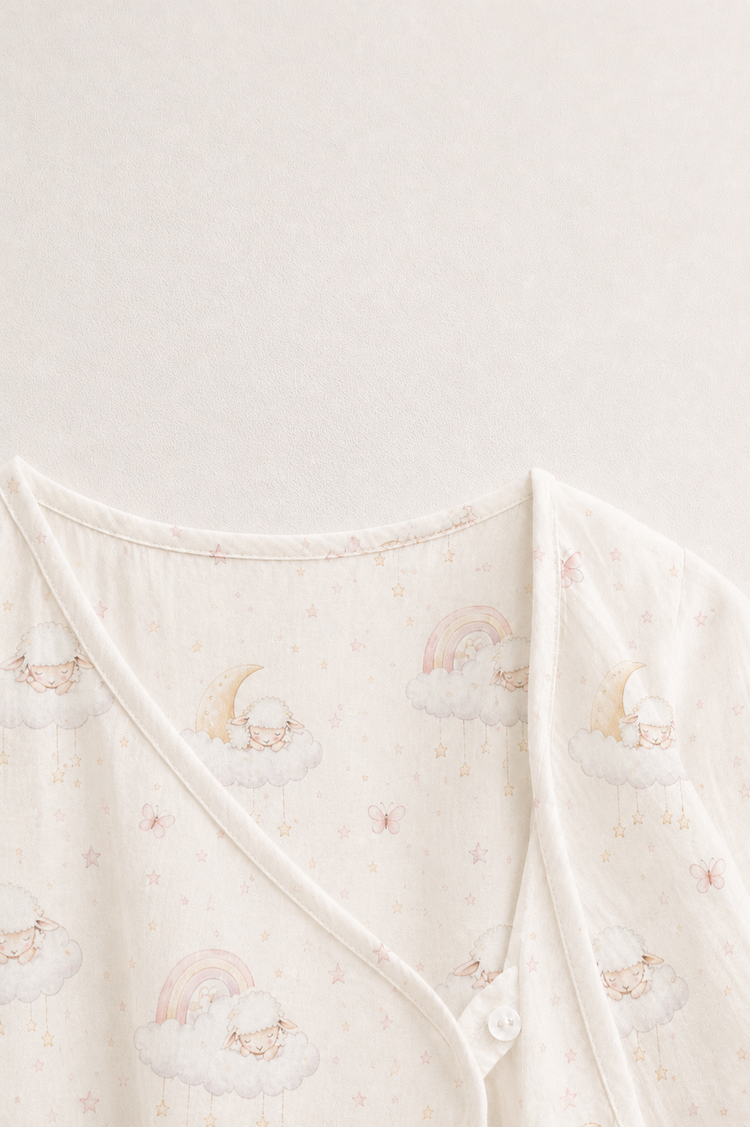 Dreamy Sheep Wrap Baby Co-ord Set