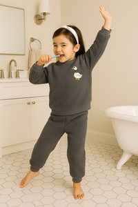 Grey Duck Fleece Set