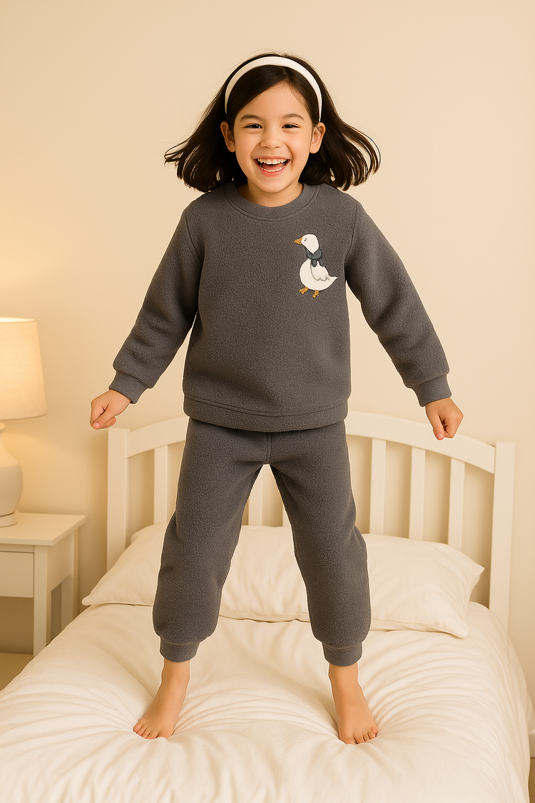 Grey Duck Fleece Set