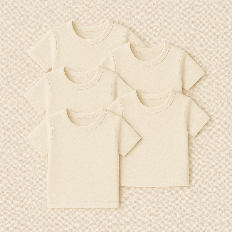 Unisex Half Sleeves Bamboo Vest (Pack of 5)