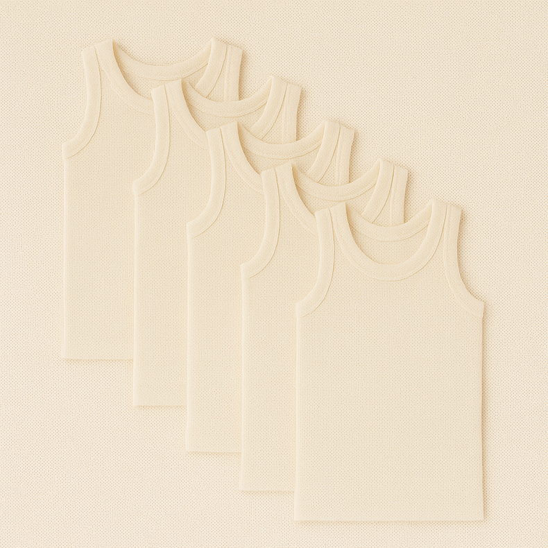 Unisex Sleeveless Bamboo Vest (Pack of 5)