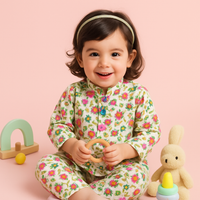 Multi-Coloured Floral Cotton Co-ord Set