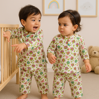 Multi-Coloured Floral Cotton Co-ord Set