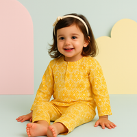 Yellow Cotton Co-ord Set