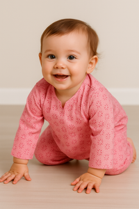 Pink Cotton Co-ord Set