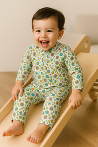 Multi-Coloured Floral Cotton Co-ord Set