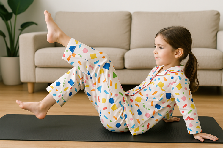 Multi-Coloured Pajama Set - Night Wear