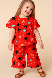 Multi-Coloured stars Co-ord Set