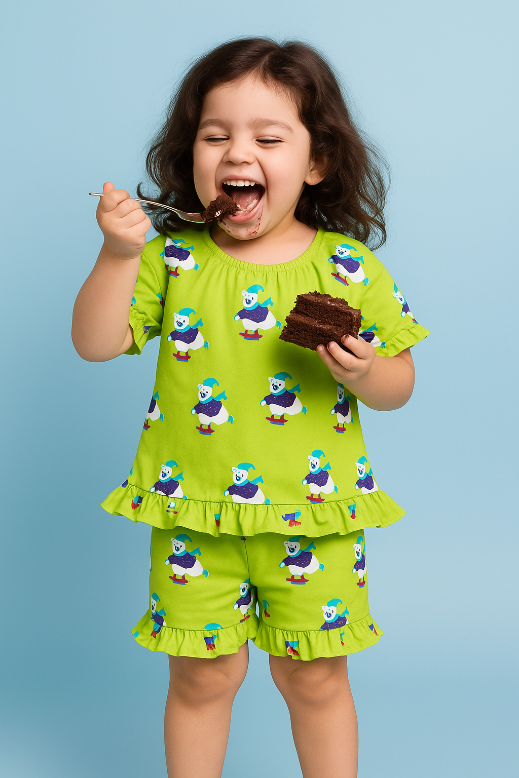 Skating Polar Bear Co-ord Set