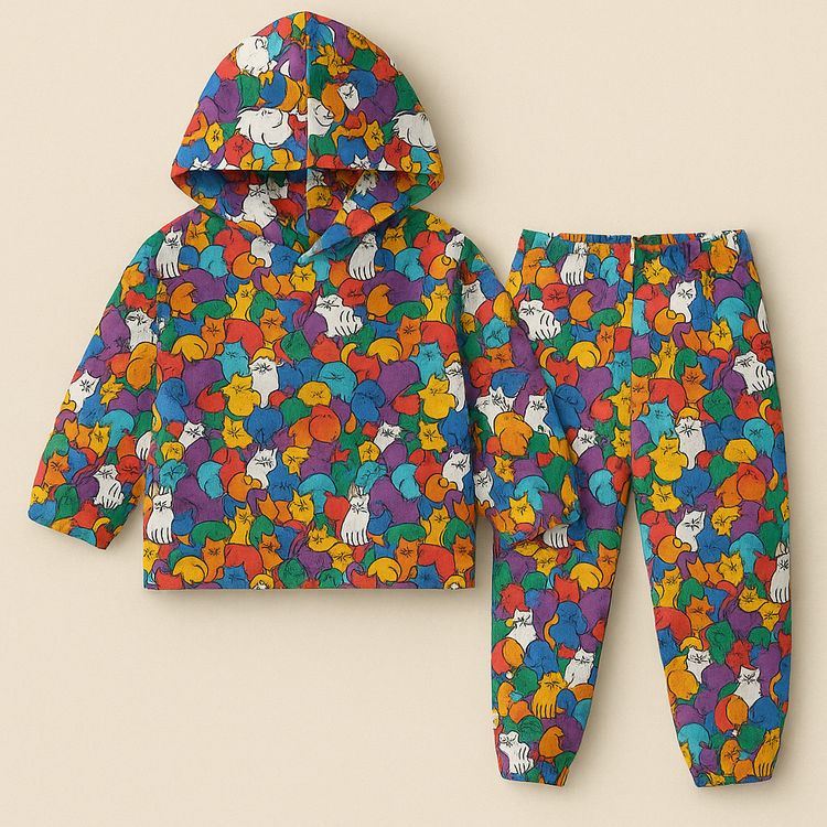 Meow Mania Hoodie Set