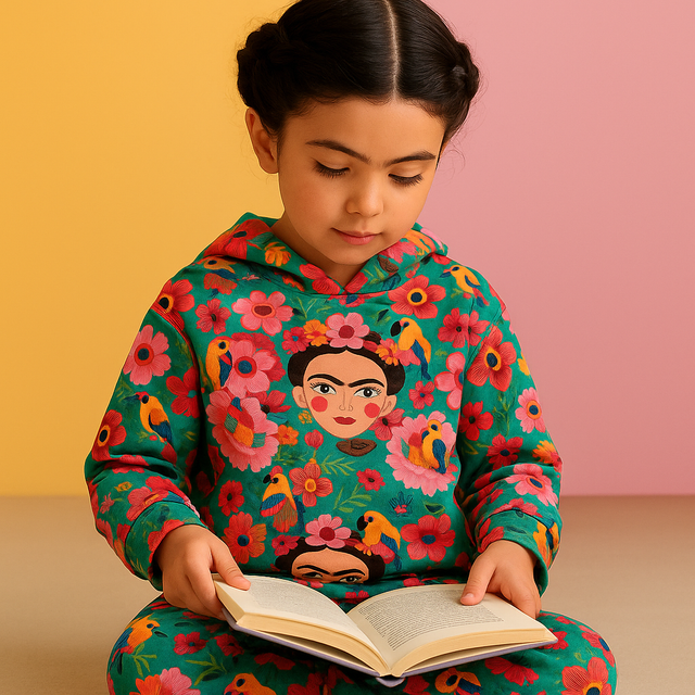 Frida Bloom Hoodie Set