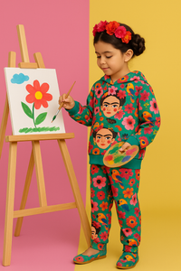 Frida Bloom Hoodie Set