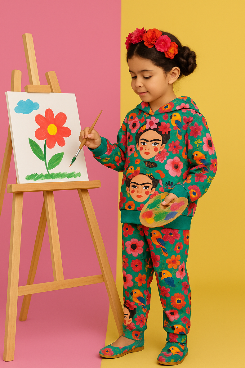 Frida Bloom Hoodie Set