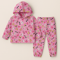 Pink Pop Hoodie Set
