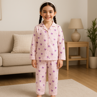 Pink Petal Pajama Set - Night Wear