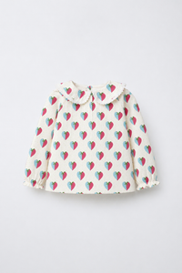 Blue and plum hearts Night Suit