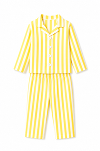 Yellow Stripes Night Suit