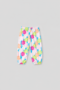Trio Toned Florals Night Suit