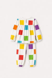 Rainbow Blocks Night Suit