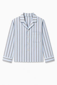 Blue and grey stripes Night Suit