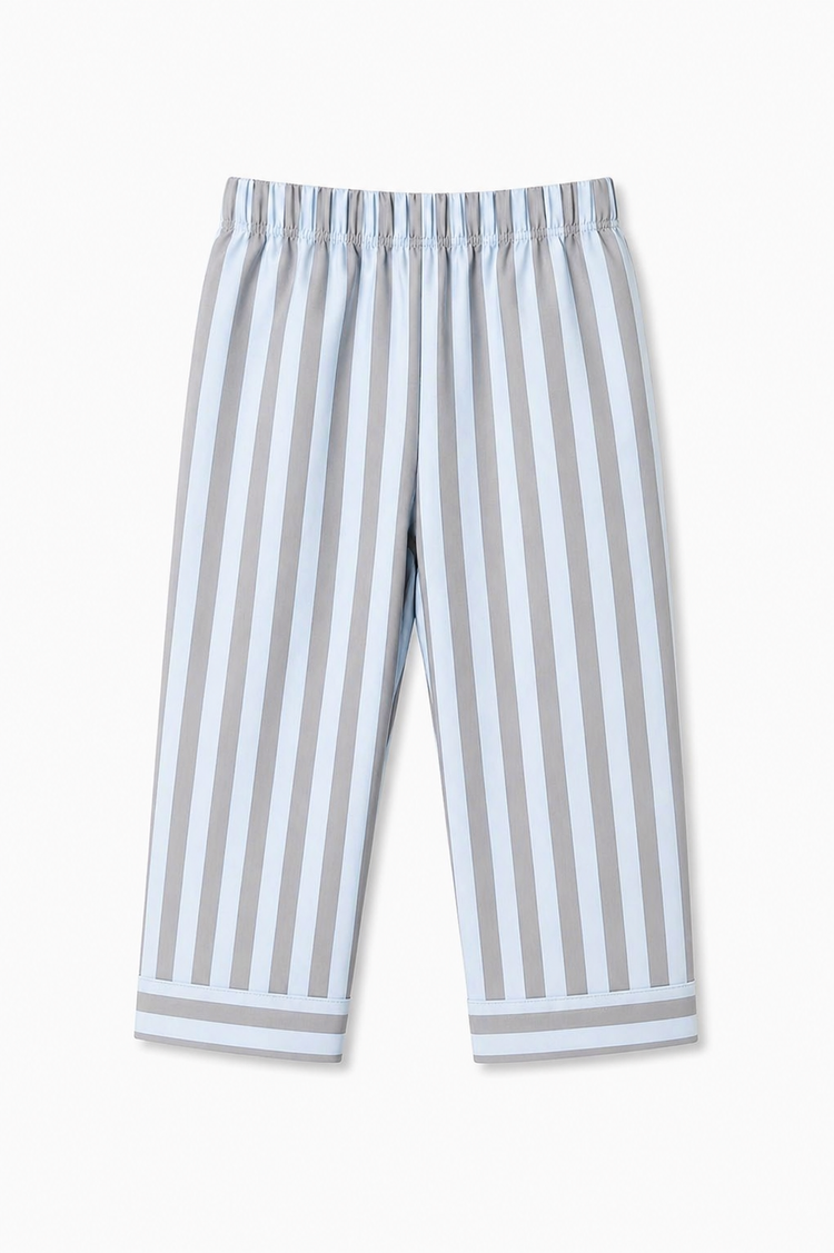 Blue and grey stripes Night Suit