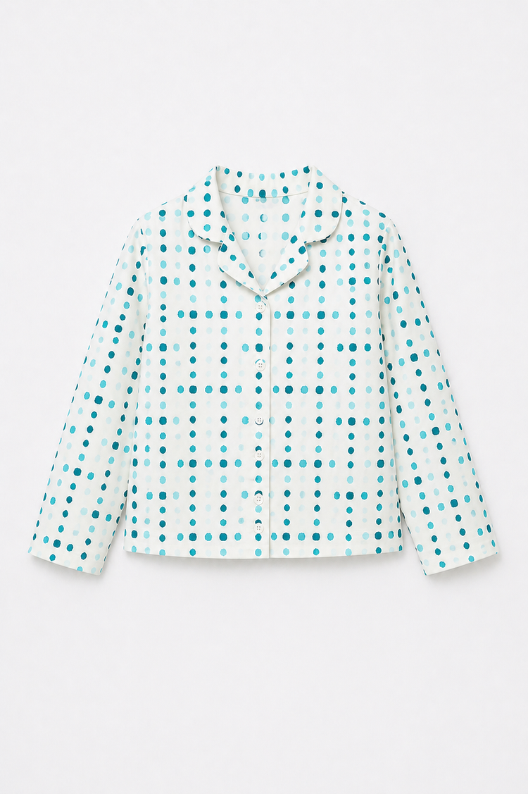Blue polka spots Set